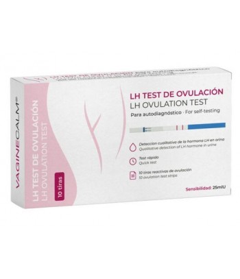 Vaginecalm LH Test de Ovulación para Autodiagnóstico 10 Unidades