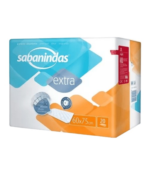 Sabanindas Extra Salvacama 60x75 cm 20 Unidades