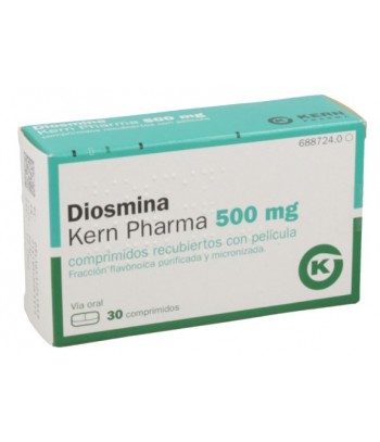 Diosmina Kern Pharma 500 mg 30 Comprimidos