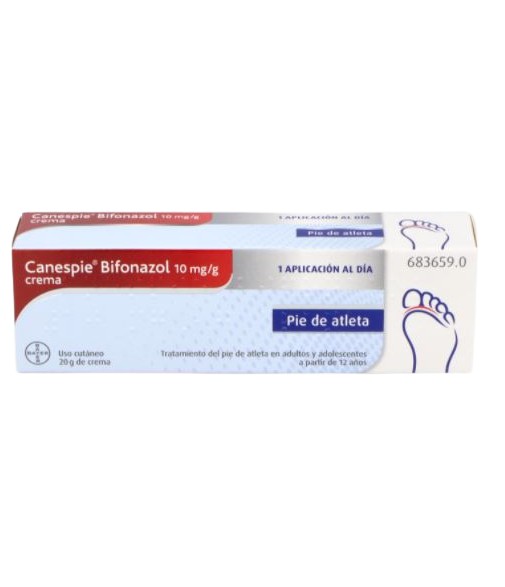 CANESPIE BIFONAZOL 10 mg/g CREMA , 1 tubo de 20 g