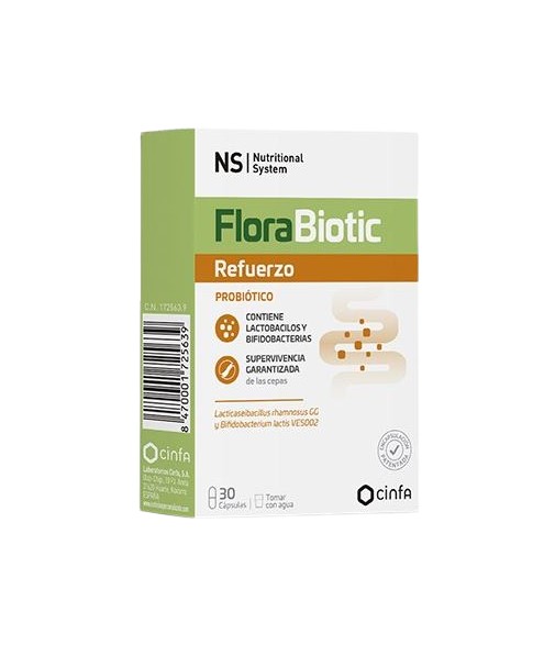 NS Florabiotic Refuerzo 30 Cápsulas