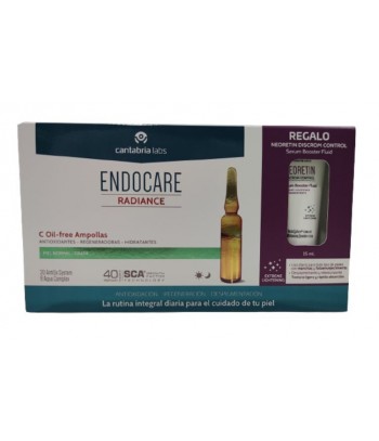 Endocare Radiance C Oil Free Piel Normal Grasa 30 Ampollas 30x2 ml