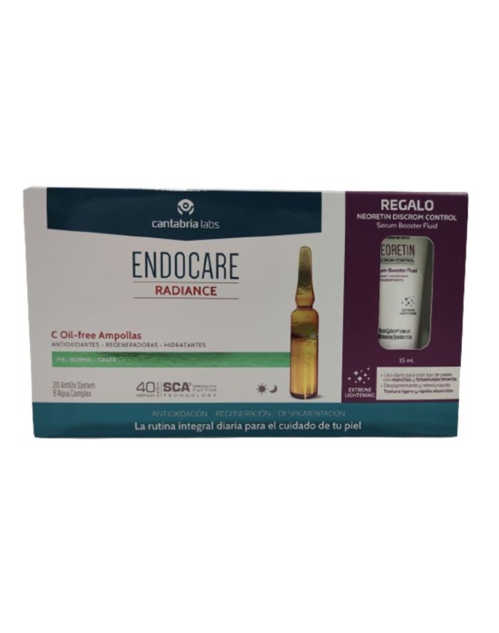 Endcare  Radiance C Oil Free Piel Normal Grasa 30 Ampollas 30x2 ml