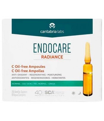 Endocare Radiance C Oil Free Piel Normal-Grasa 10 Ampollas 10x2 ml