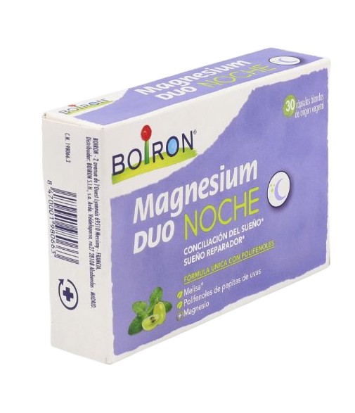 Boiron Magnesium Duo Noche 30 Cápsulas Blandas
