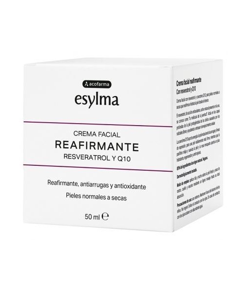 Acofarma Esylma Firming Facial Cream Resveratrol and Q10 50 ml