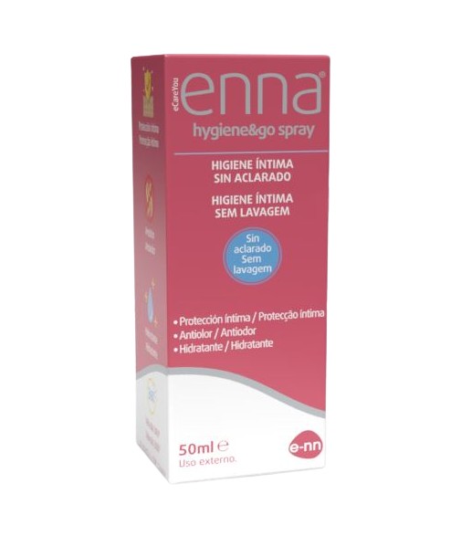 Enna Hygiene & Go Spray Higiene Intima Sin Aclarado 50 ml