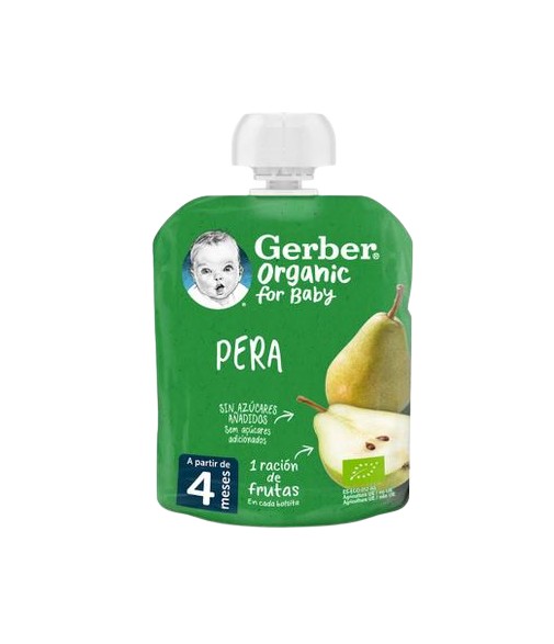 Gerber Organic Pera +4 meses 90g