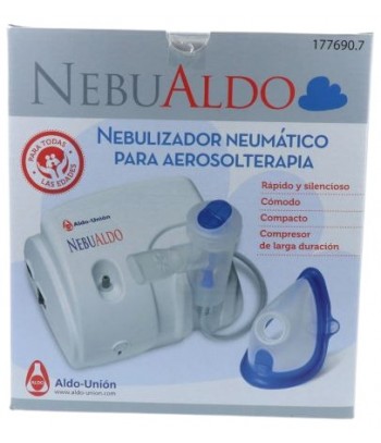 Aldo-Unión Nebualdo Nebulizador Neumático para Aerosolterapia