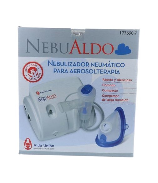 Aldo-Union Nebualdo Pneumatic Nebulizer for Aerosol Therapy