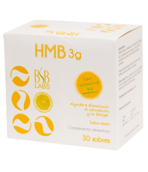 BSB Labs HMB 3G Sabor Limón 30 Sobres