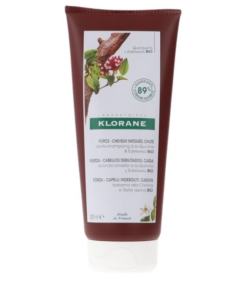 Klorane Acondicionador a la Quinina y Edelweiss Bio 200 ml