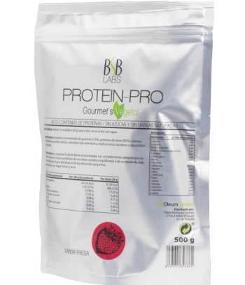 BSB Protein-Pro Gourmet's Vegetal Sabor Fresa 500g