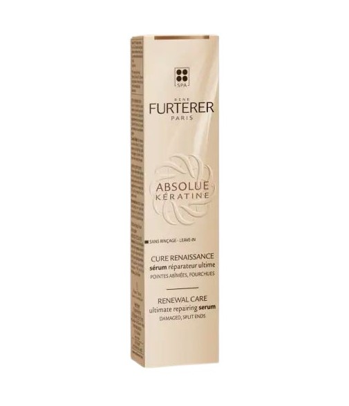 René Furterer Absolute Kératine Cure Rebirth Extreme Repair Serum for Damaged and Split Ends 30 ml