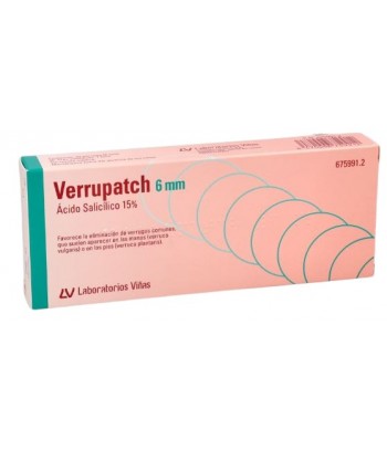 Verrupatch 6 mm con Ácido Salicílico 15% 20 Parches