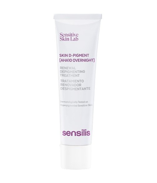 Sensilis D-Pigment AHA 10 Overnight Tratamiento Renovador Despigmentante 30 ml