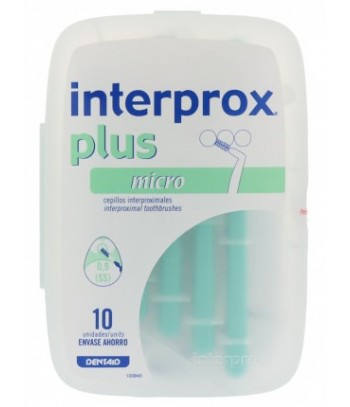 Interprox Plus Micro Cepillos Interproximales 0.9mm 10 Unidades