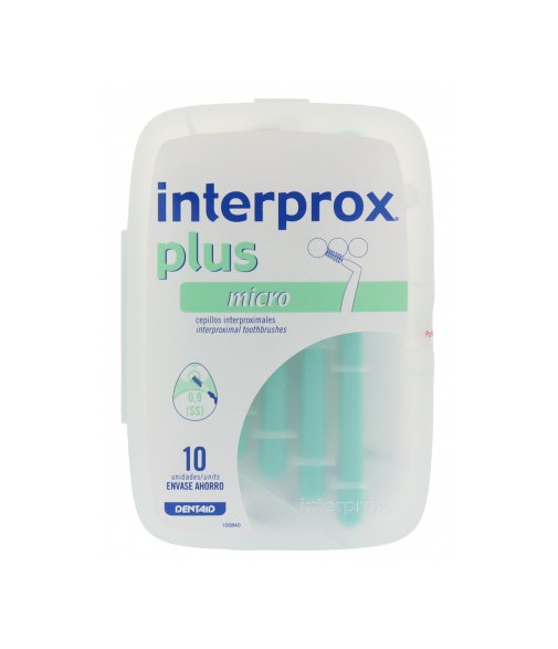 Interprox Plus Micro Cepillos Interproximales 0.9mm 10 Unidades
