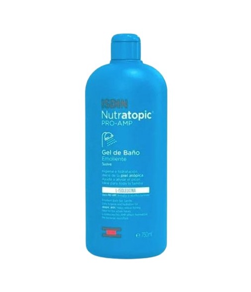 Isdin Nutratopic Pro-Amp Gel de Baño Emoliente Extra Suave Piel Atópica 750ml