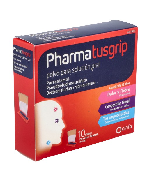Pharmatusgrip Polvo para Solución Oral 10 Sobres