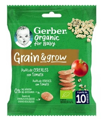 Gerber Organic For Baby Chip Tomate y Cebolla a partir de 10 Meses 7g