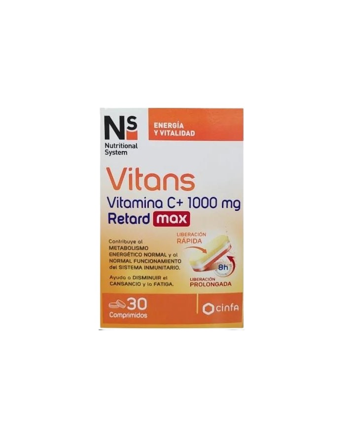 NS Vitans Vitamin C 1000 mg Retard Max 30 Tablets