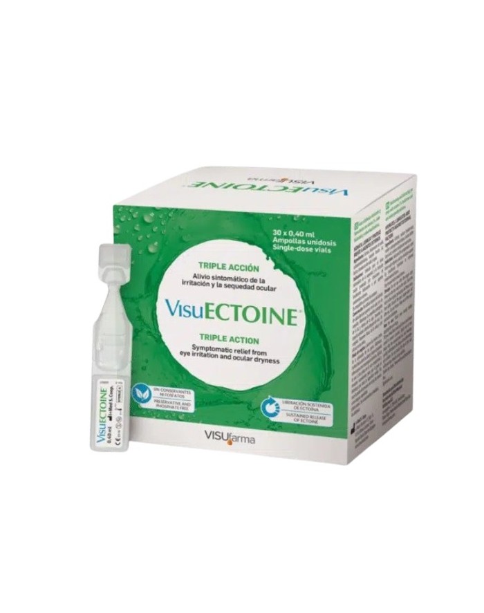 VisuEctoine Triple Action 0.4 ml 30 Single Dose Ampoules