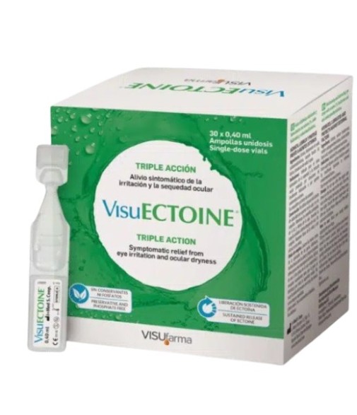 VisuEctoine Triple Action 0.4 ml 30 Single Dose Ampoules