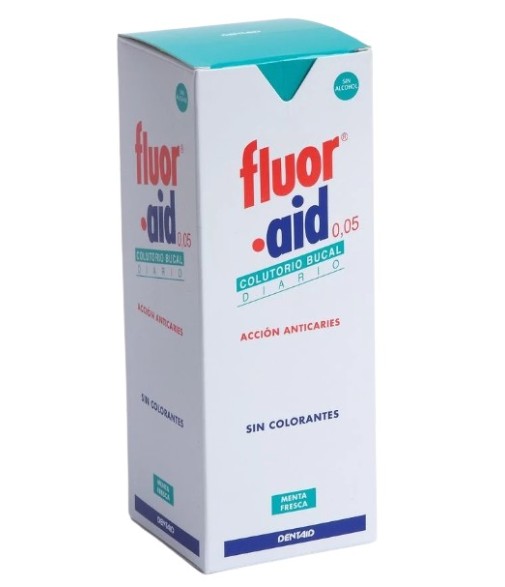 Fluor aid 0.05 colutorio dia 500ml dentaid
