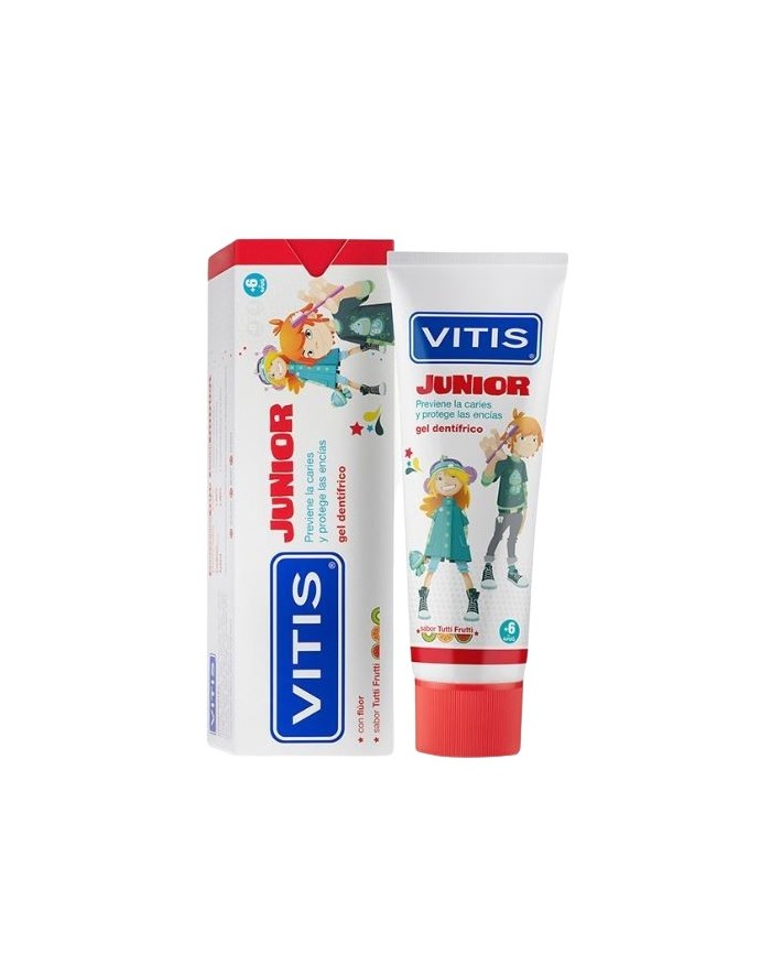 Vitis Junior Gel Dentífrico Sabor Tutti Frutti 75 ml