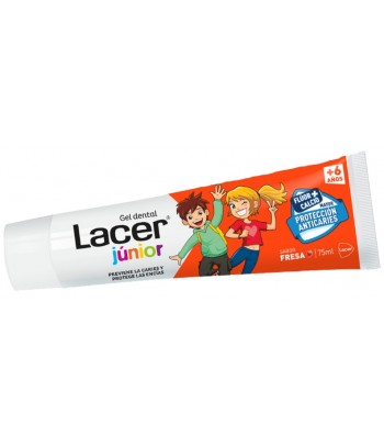 Lacer Junior Gel Dental Sabor fresa 75ml