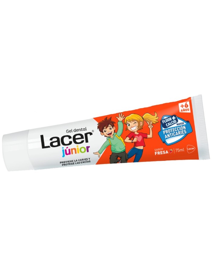 Lacer junior strawberry toothpaste gel 75ml