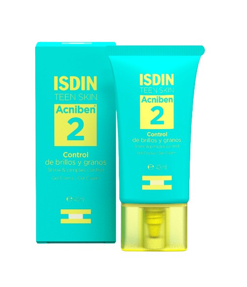 Isdin Acniben Teen Skin Gel Crema Control de Brillos y Granos 40ml