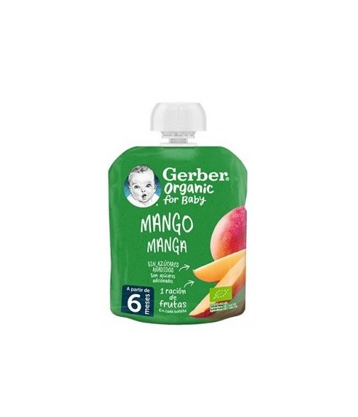 Gerber Organic Mango From 6 Months 90 g