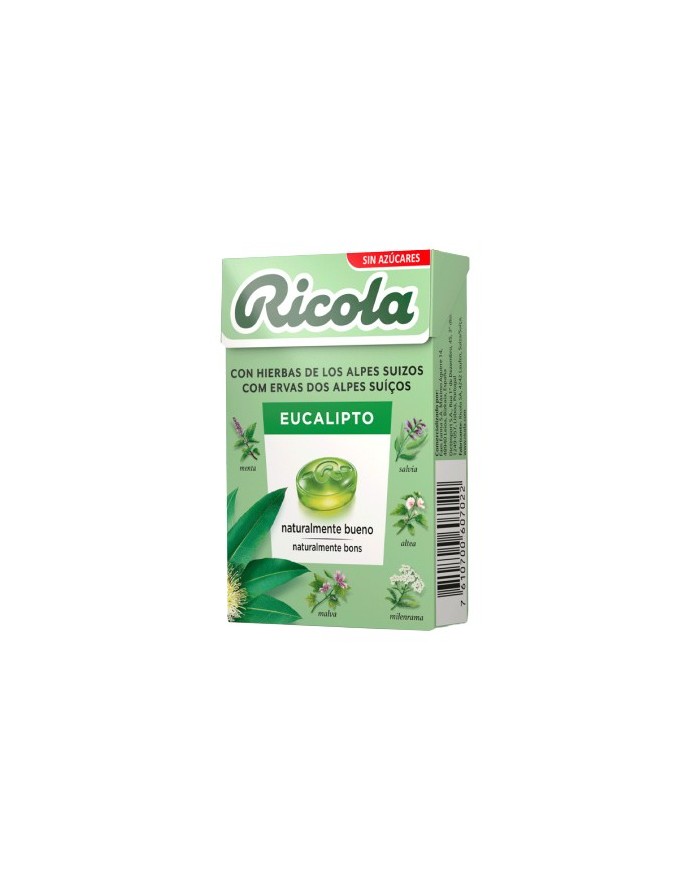 Ricola Sugar Free Eucalyptus Candies 50g