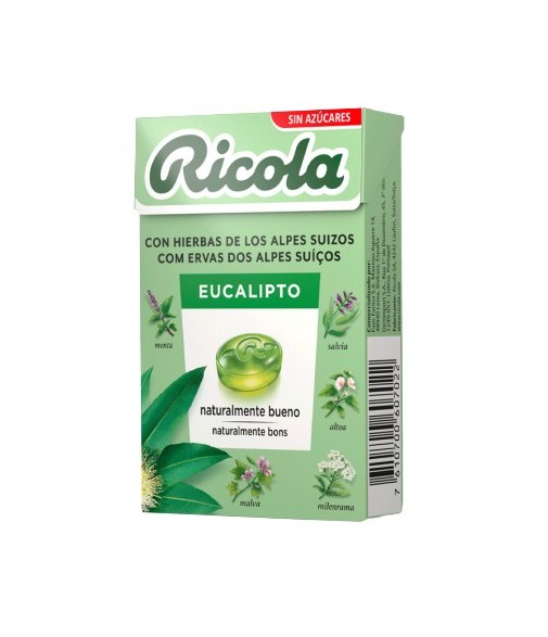 Ricola Sugar Free Eucalyptus Candies 50g