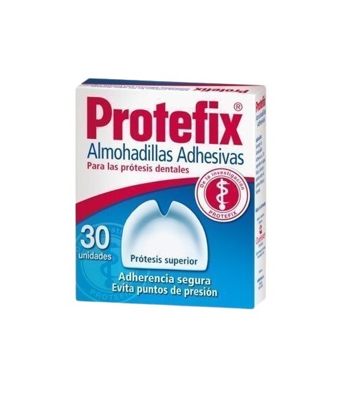 Protefix Almohadillas Adhesivas Prótesis Superior 30 Unidades