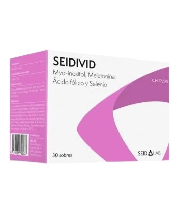 Seidivid Myo-Inositol, Melatonina, Ácido Fólico y Selenio 30 Sobres