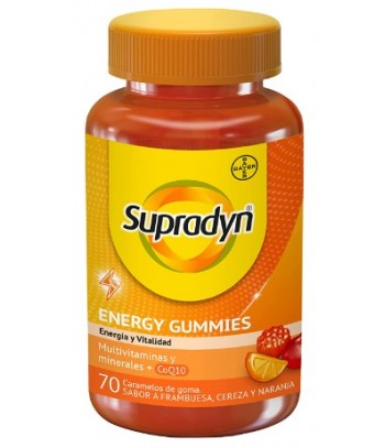 Supradyn Activo Gummies Adultos Vitaminas y Coenzima Q10 70 Caramelos de Goma 