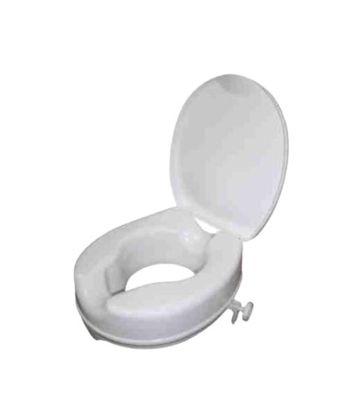 Ergonomic WC Raiser 15 cm with Lid