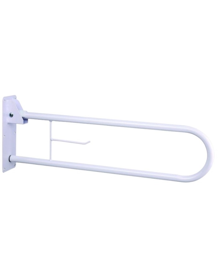 PRIM Double Folding Safety Bar + Toilet Roll Holder