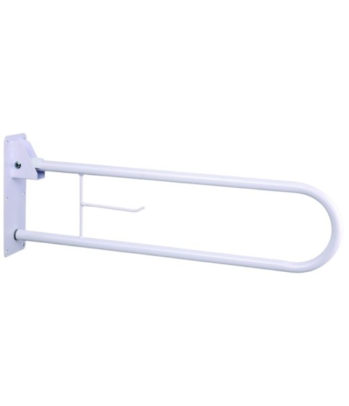 PRIM Double Folding Safety Bar + Toilet Roll Holder