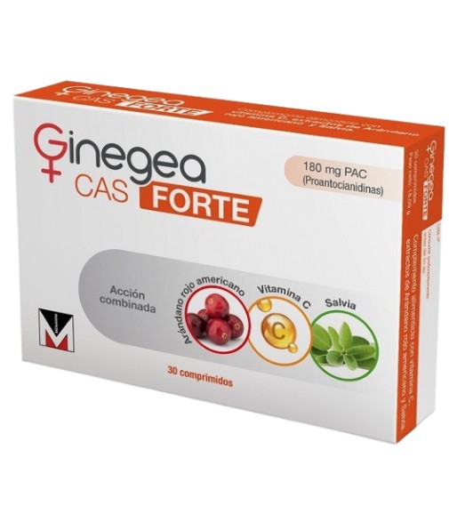 Ginegea Cas Forte 180mg Acción Combinada 30 Comprimidos