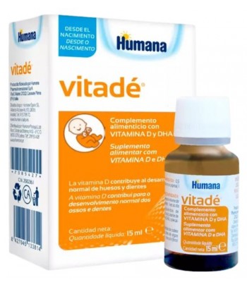 Vitadé Complemento Alimenticio Vitamina D y DHA 15 ml