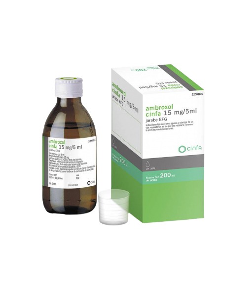 Ambroxol Cinfa 15 mg/5ml Jarabe EFG 200 ml