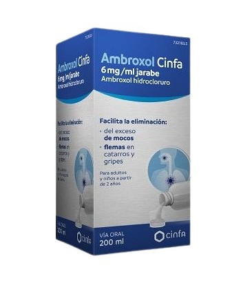 Ambroxol Cinfa 6 mg/ml Jarabe EFG 200 ml