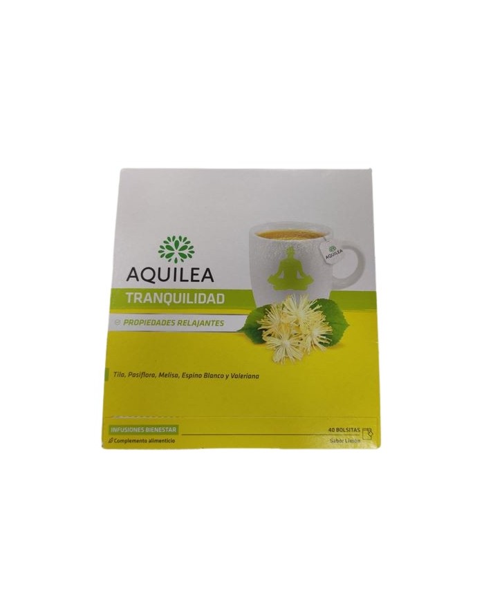 Aquilea Tranquility Relaxing Properties Lemon Flavored Infusion 40 Tea Bags