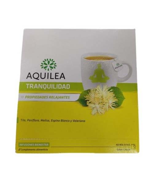 Aquilea Tranquilidad Propiedades Relajantes Infusión Sabor Limón 40 Bolsitas