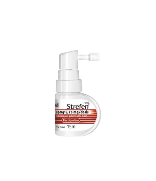 Strefen Spray 8,75 mg/dosis Solución para Pulverización Bucal Sabor Miel y Limón 15 ml