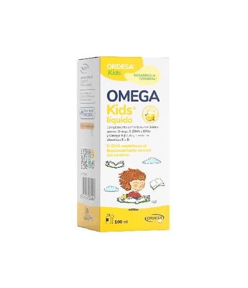 Omega Kids Líquido Sabor Limón 100 ml